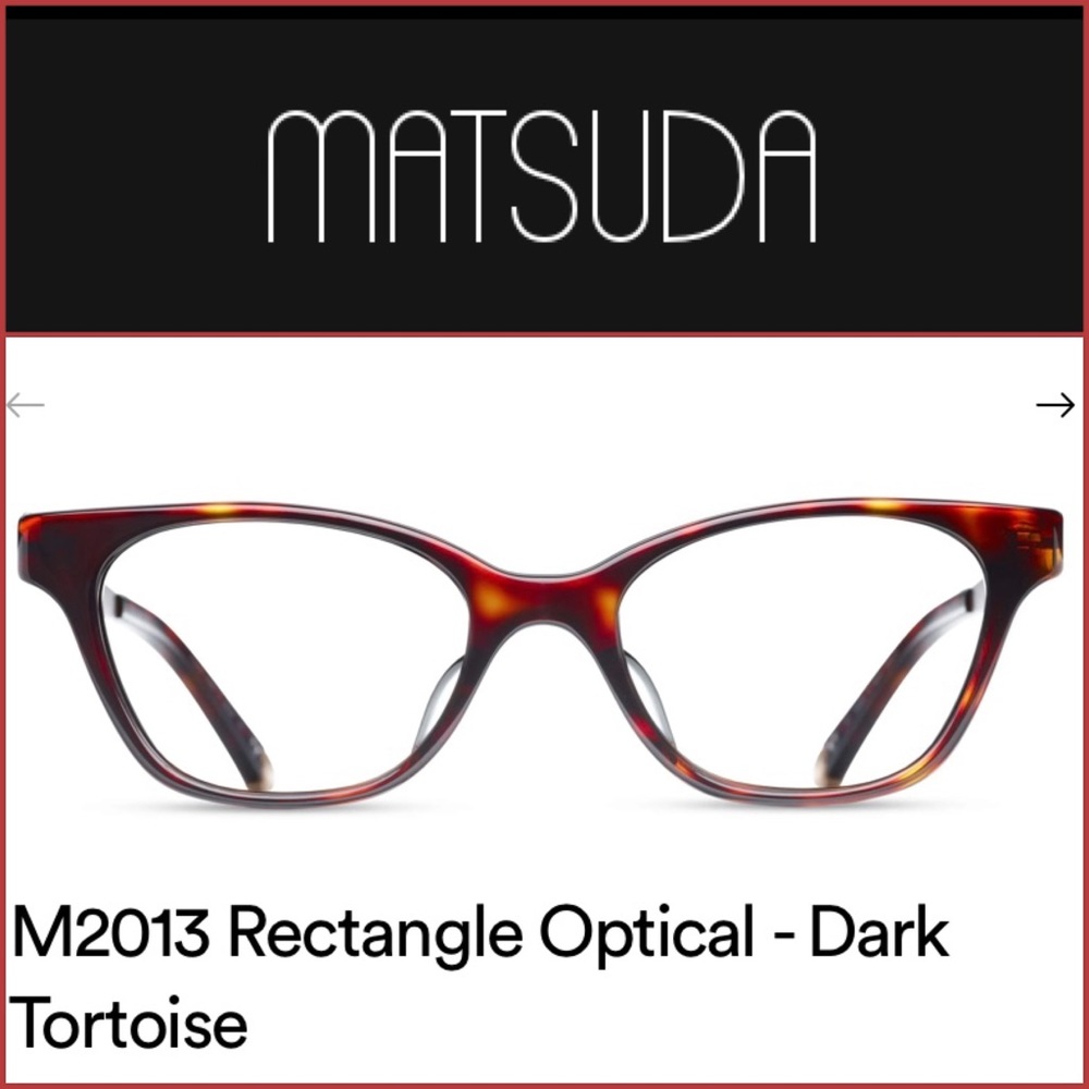 MATSUDA Eyeglasses Small Frame M2013. Hand Made in Japan. New with box.